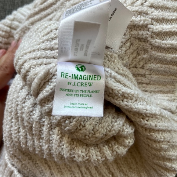 J. Crew Cotton-blend cable Mockneck sweater - XS - Picture 3 of 5